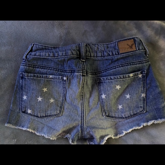 2- American Eagle stretch mid rise shorts - Picture 3 of 6